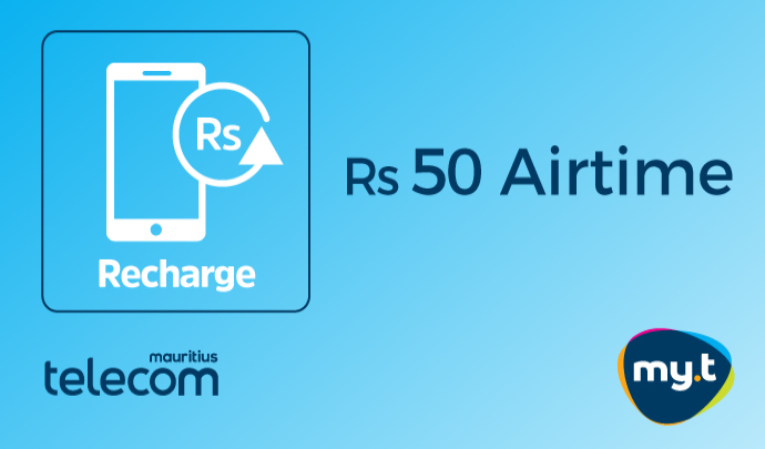 Rs 50 my.t Airtime